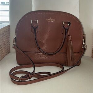 Kate Spade Tan Crossbody Bag with Tassel